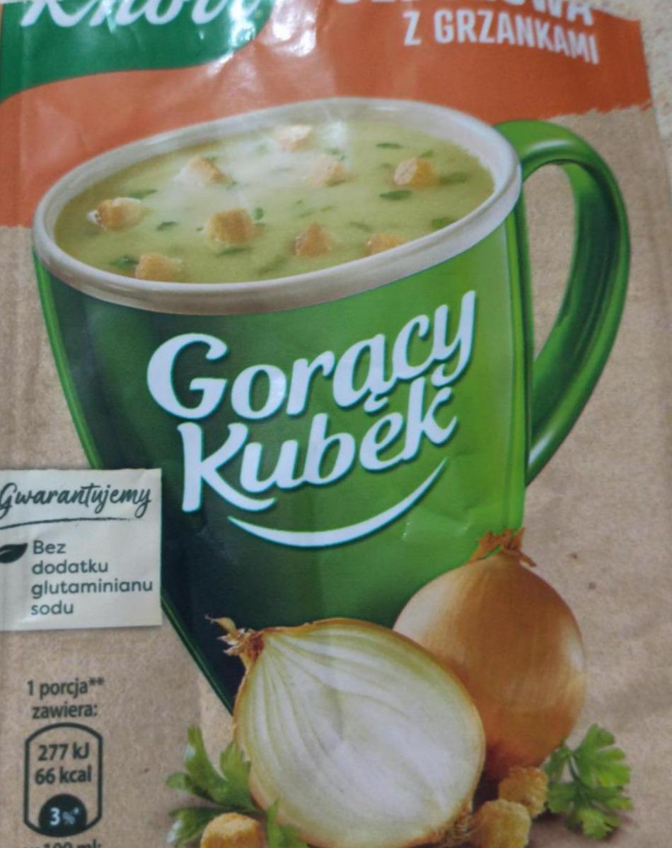 Zdjęcia - Knorr Gorący Kubek Cebulowa z grzankami 17 g