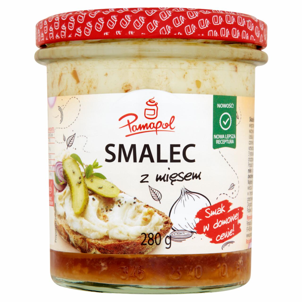 Zdjęcia - Pamapol Smalec z mięsem 280 g