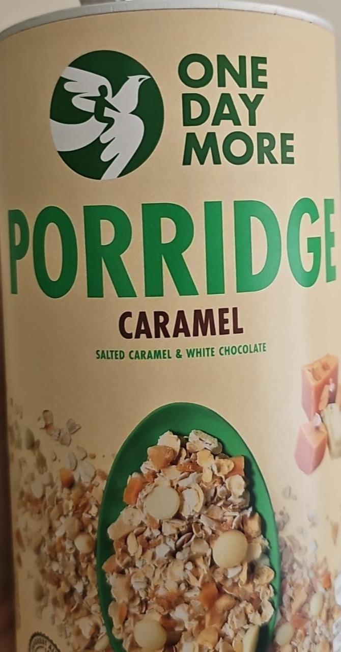 Zdjęcia - Owsianka o smaku słonego karmelu i białej czekolady Porridge One day more