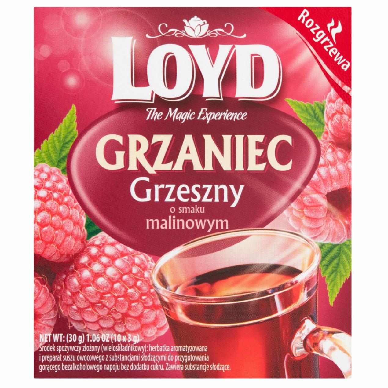 Zdjęcia - Herbatka Grzaniec grzeszny o smaku malinowym Loyd