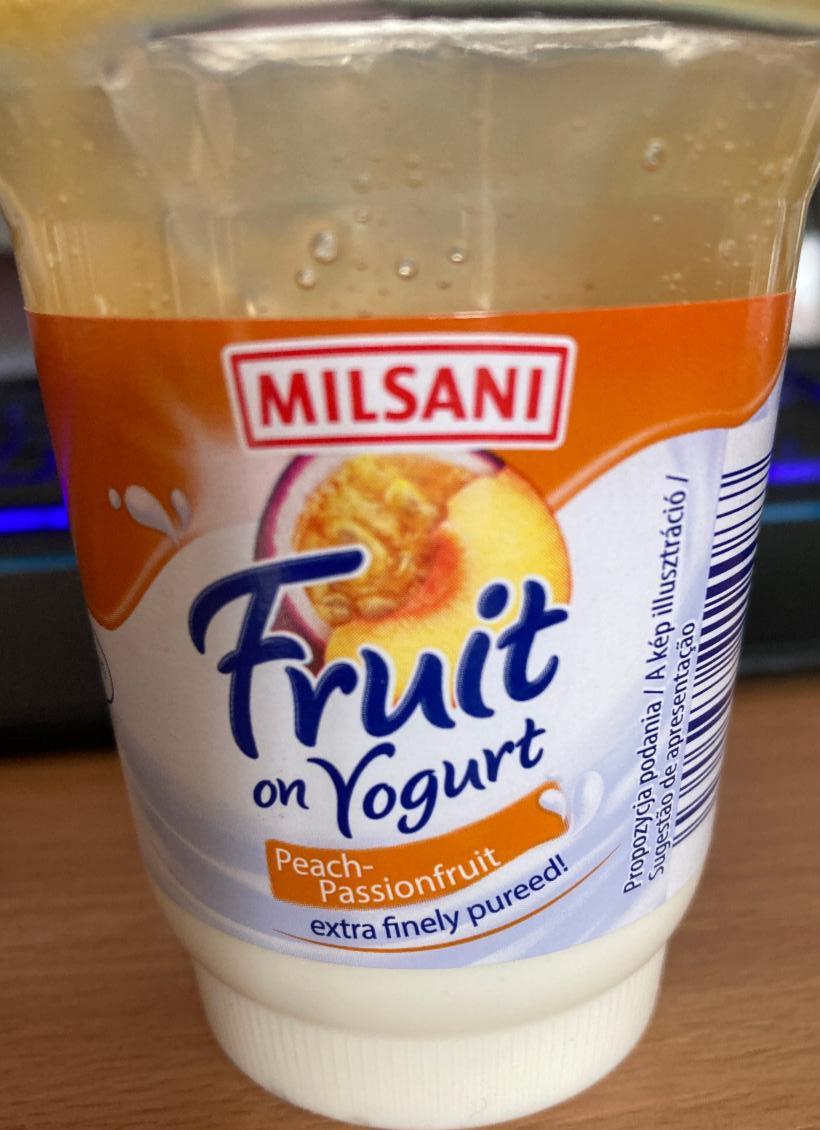 Zdjęcia - Fruit in jogurt peach passionfruit Milsani
