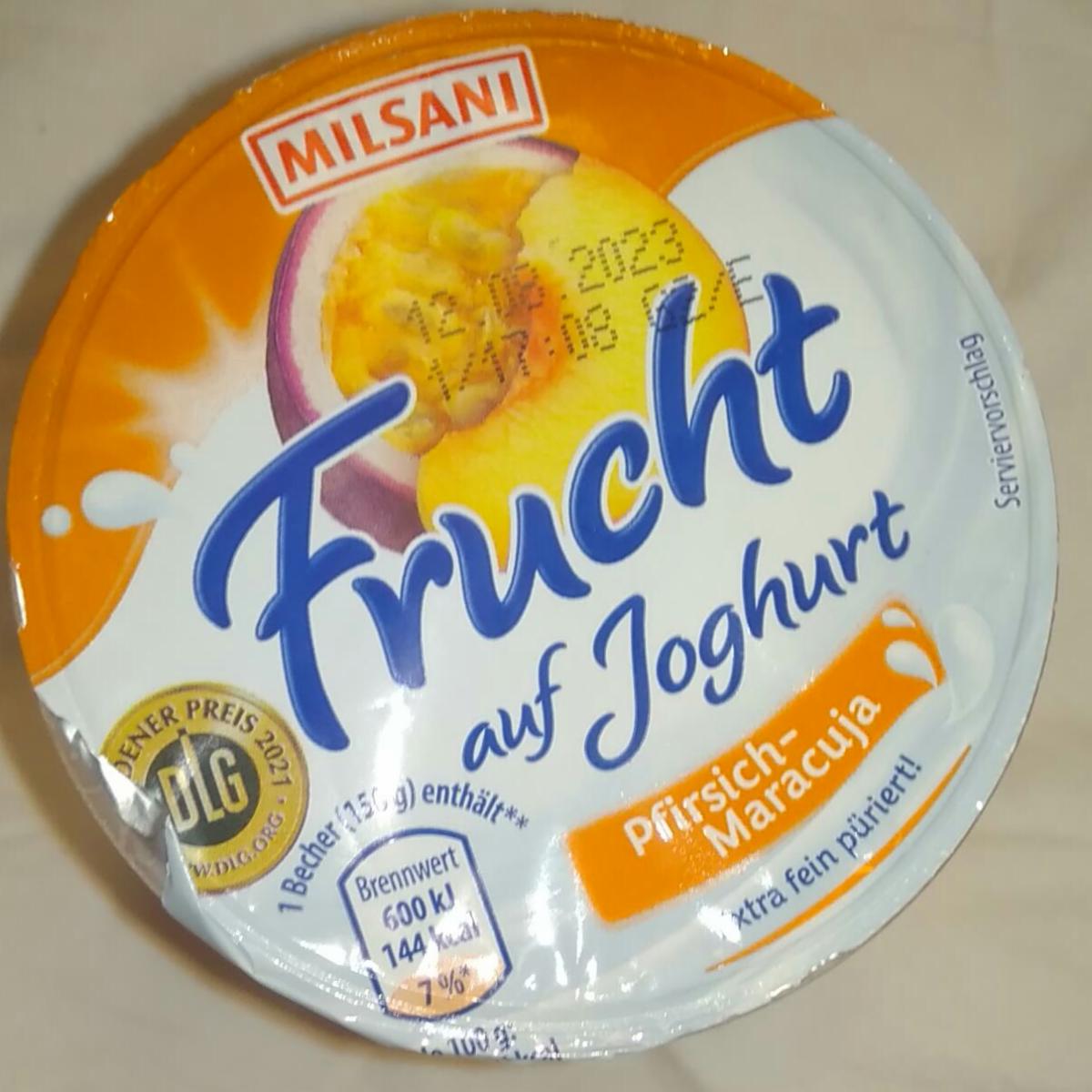 Zdjęcia - Fruit in jogurt peach passionfruit Milsani