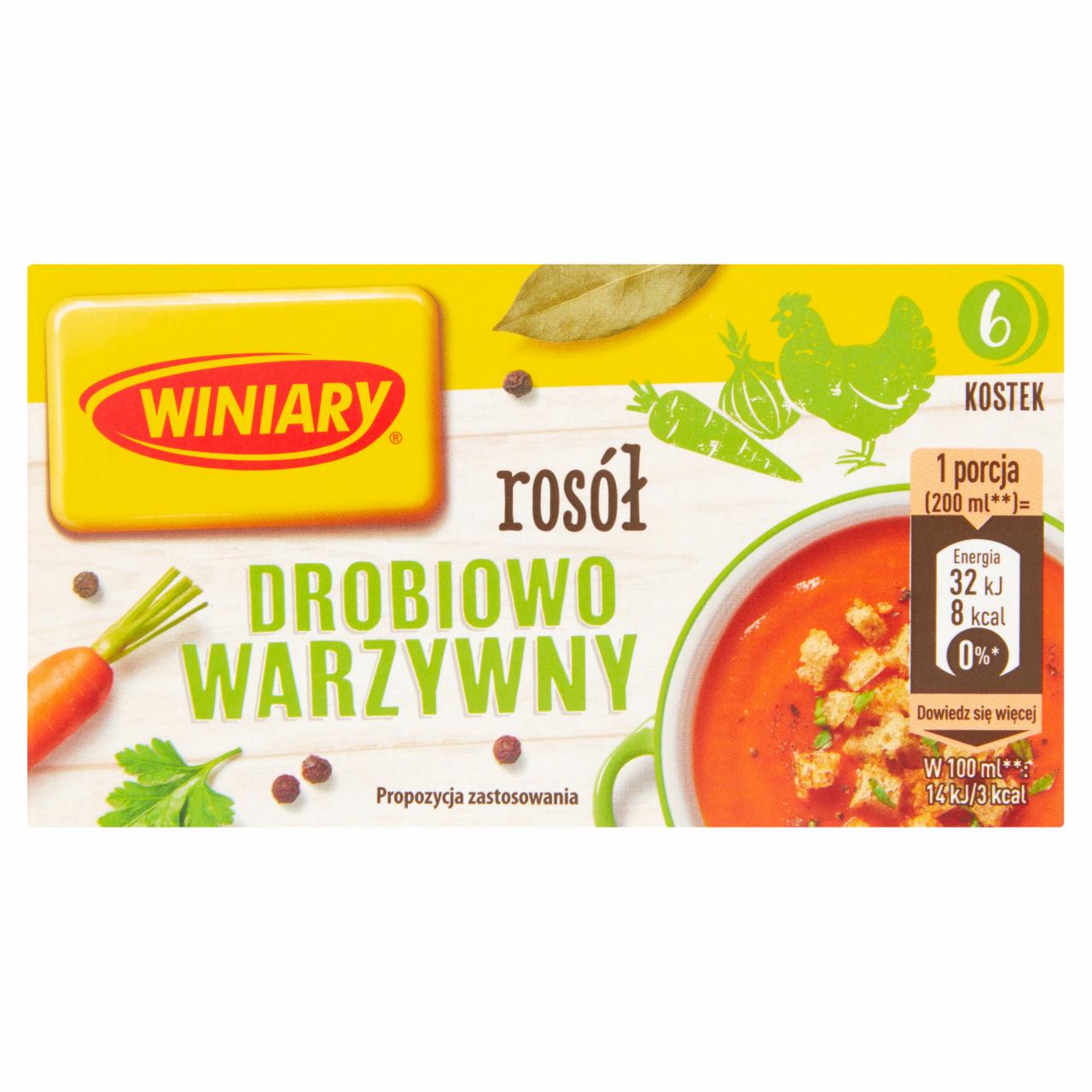 Zdjęcia - Winiary Rosół drobiowo warzywny 60 g (6 sztuk)