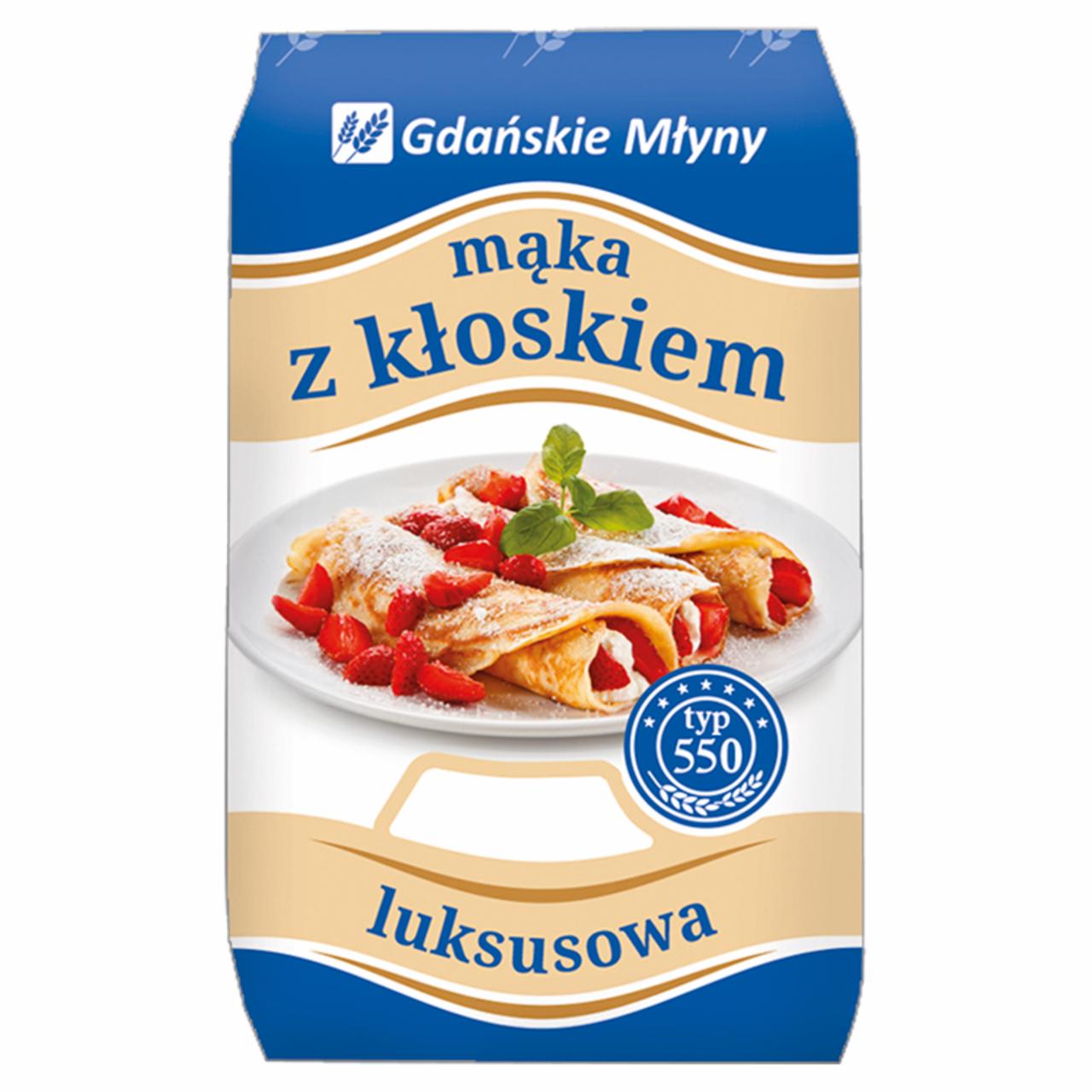 Zdjęcia - Gdańskie Młyny Mąka z kłoskiem Mąka pszenna luksusowa typ 550 1 kg
