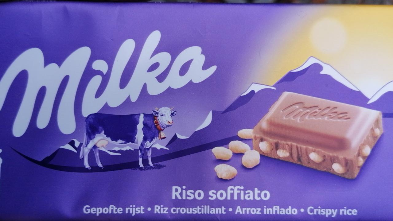 Zdjęcia - Milka mleczna z chrupiacym ryżem 