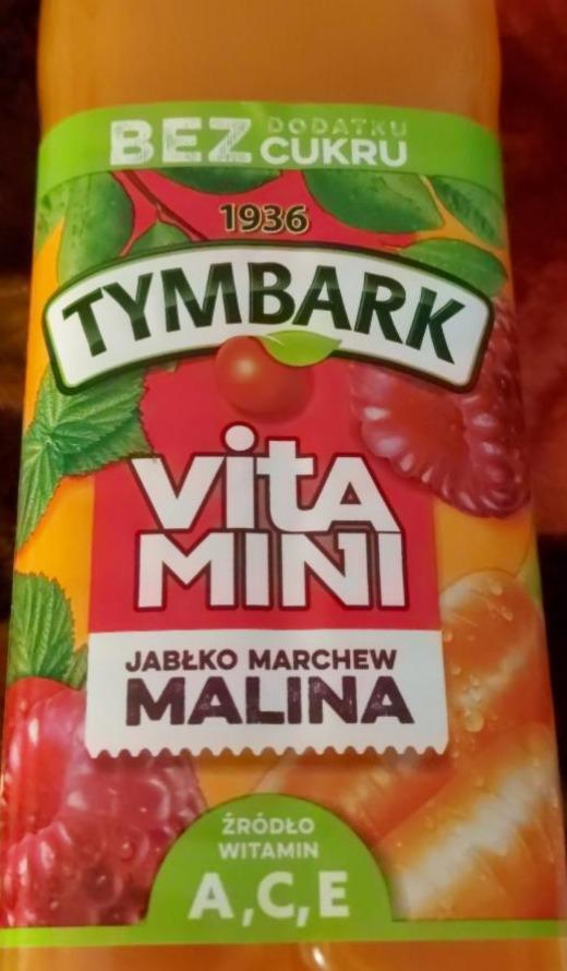 Zdjęcia - Vitamini malina marchew jabłko Tymbark