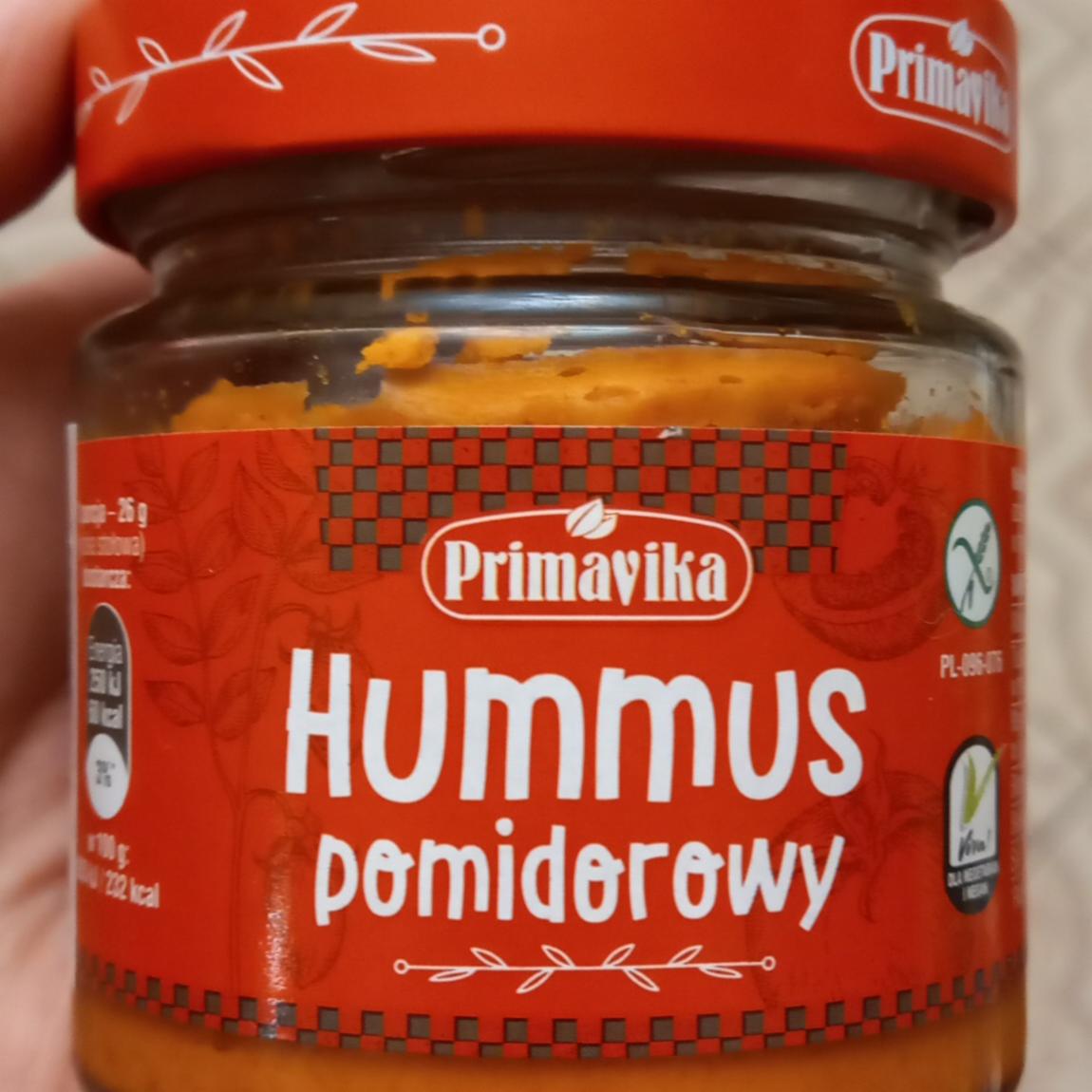 Zdjęcia - Primavika Hummus pomidorowy 160 g