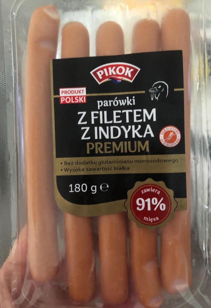 Zdjęcia - Parowki z filetem z indyka Premium Pikok
