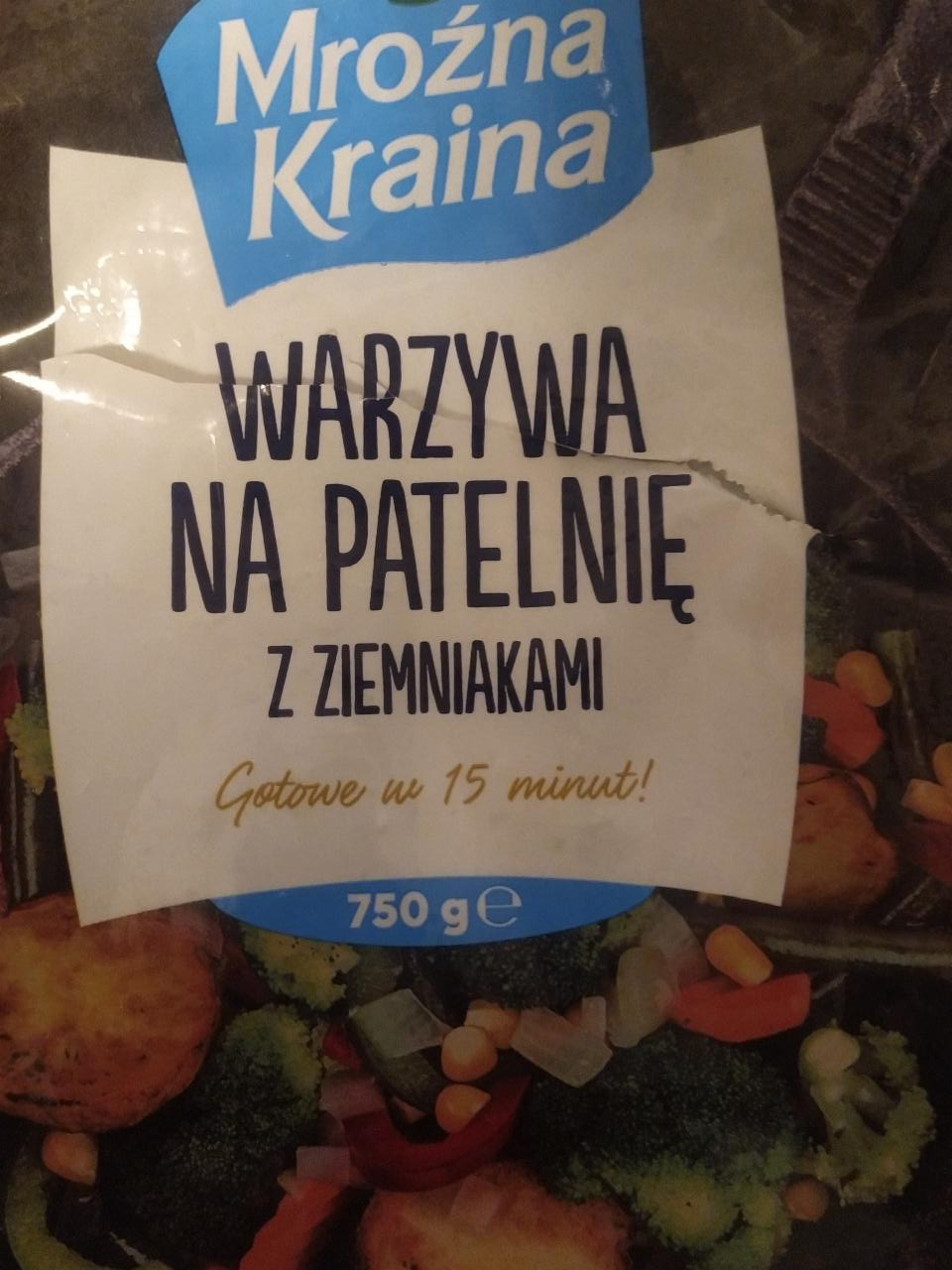 Zdjęcia - Warzywa na patelnię z ziemniakami Mroźna Kraina