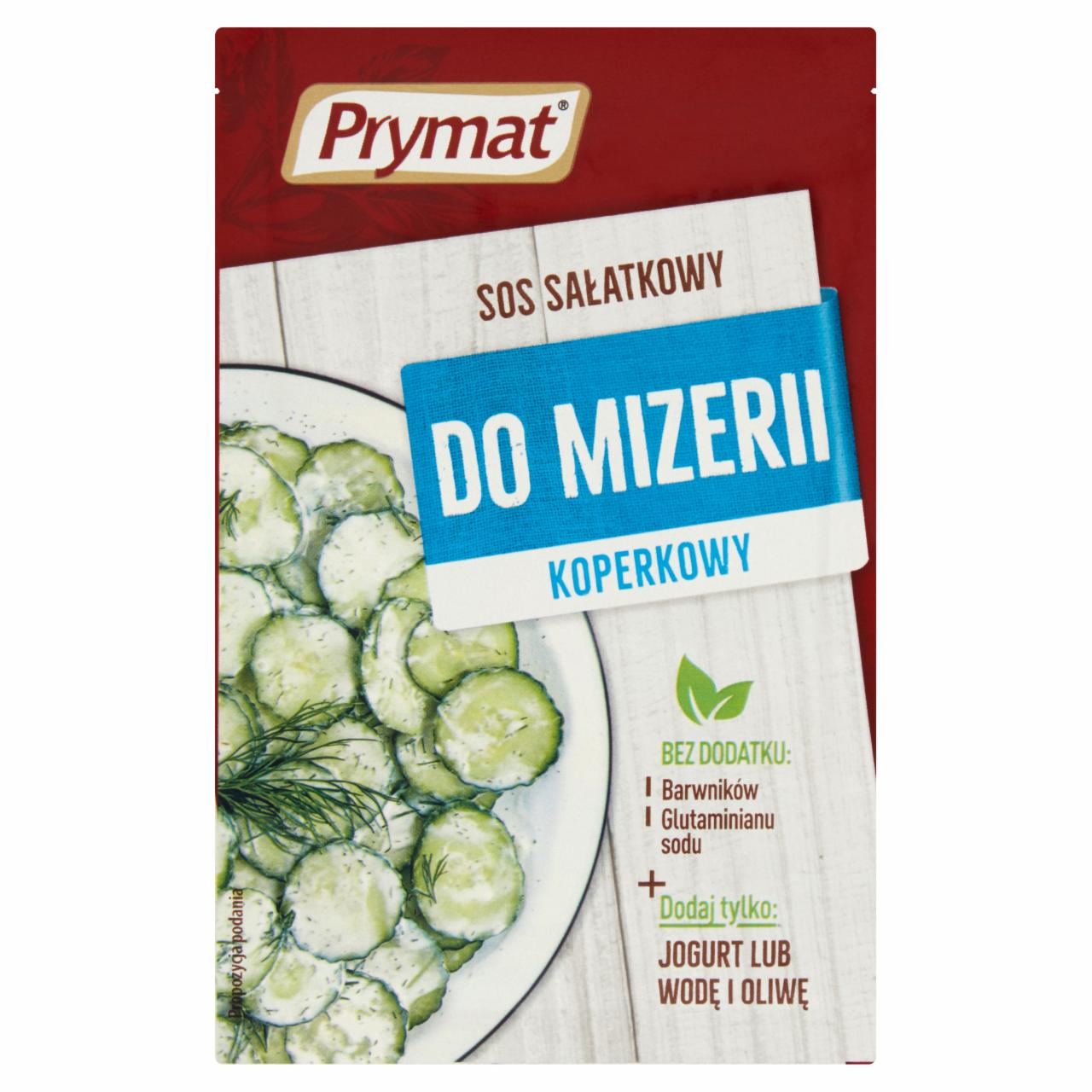 Zdjęcia - Prymat Sos sałatkowy do mizerii koperkowy 9 g