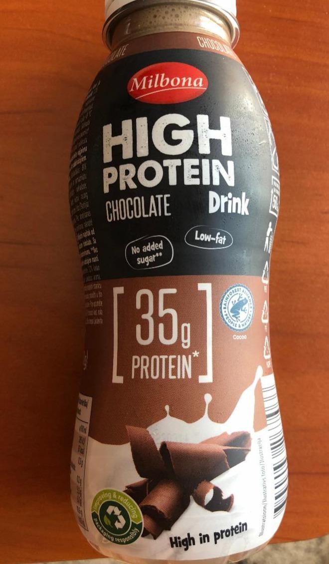 Zdjęcia - High Protein Schoko Drink Milbona
