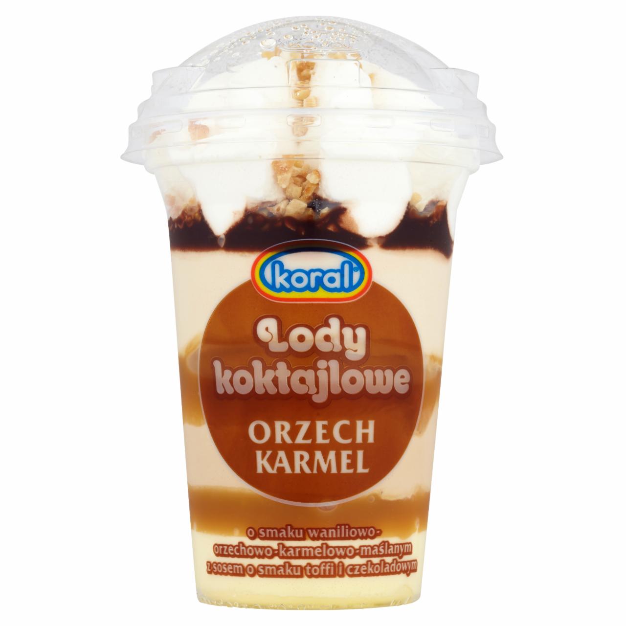 Zdjęcia - Koral Lody koktajlowe orzech karmel 400 ml