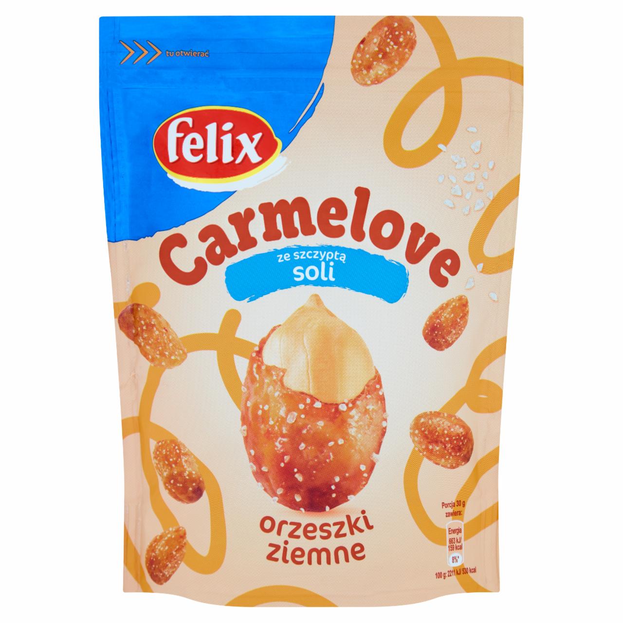 Zdjęcia - Felix Carmelove Orzeszki ziemne w karmelu ze szczyptą soli 160 g