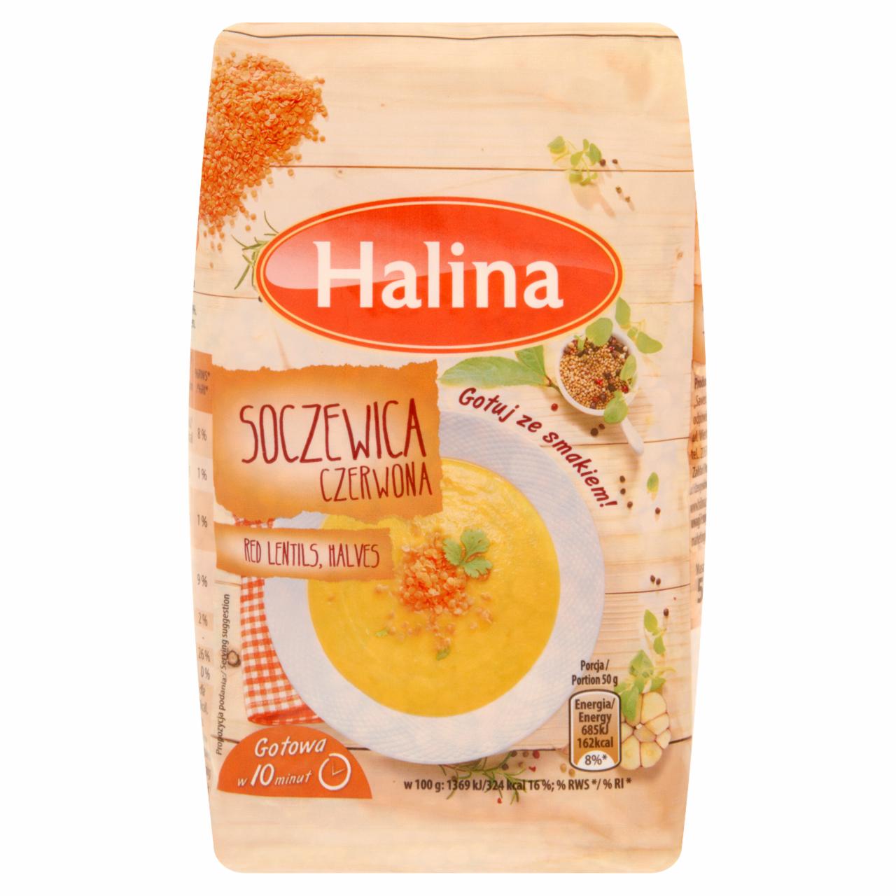 Zdjęcia - Halina Soczewica czerwona 500 g