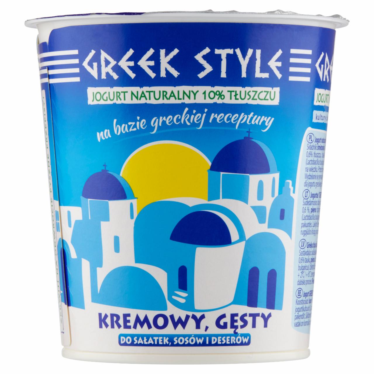 Zdjęcia - Greek Style Naturalny jogurt gęsty 340 g