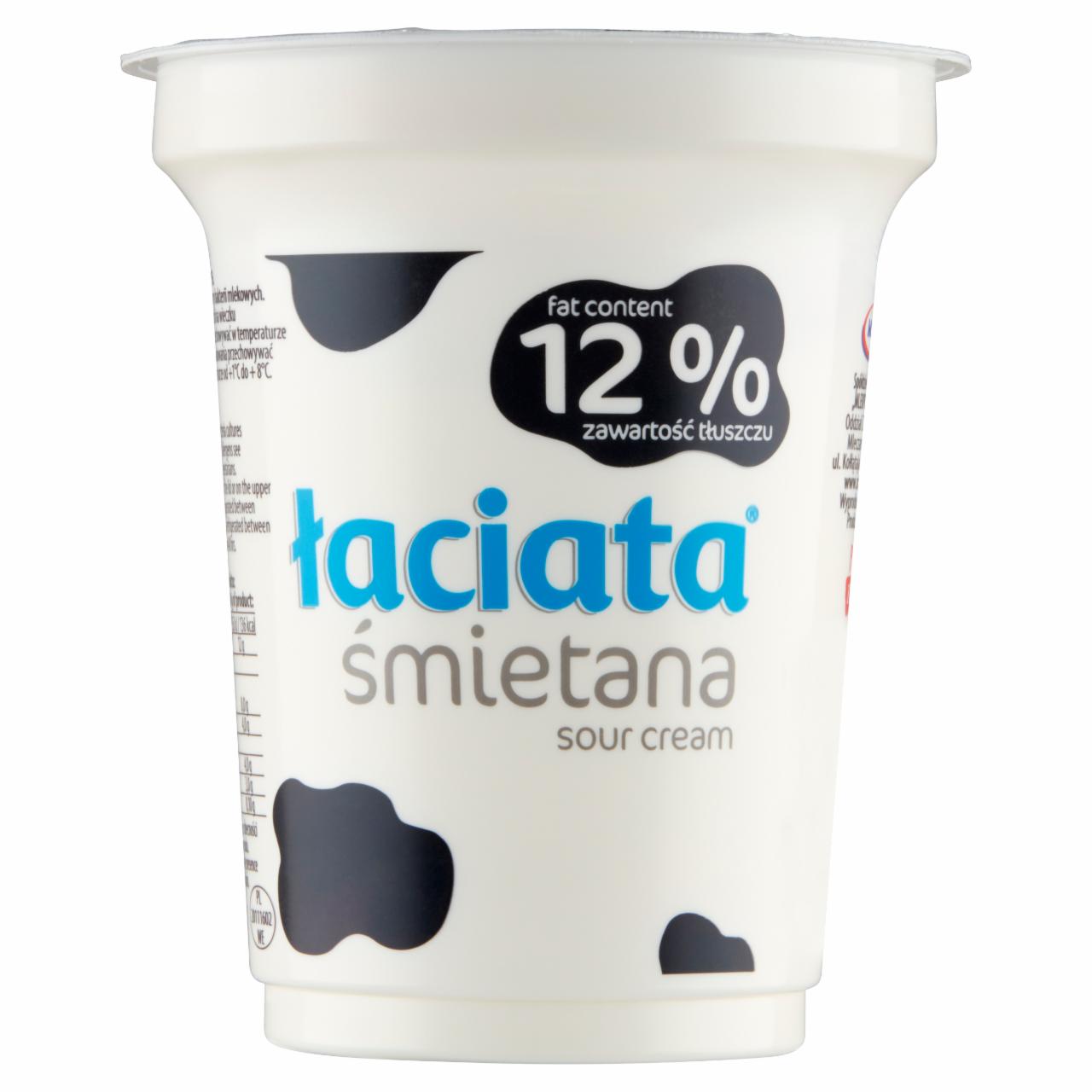 Zdjęcia - Łaciata Śmietana 12% 330 g