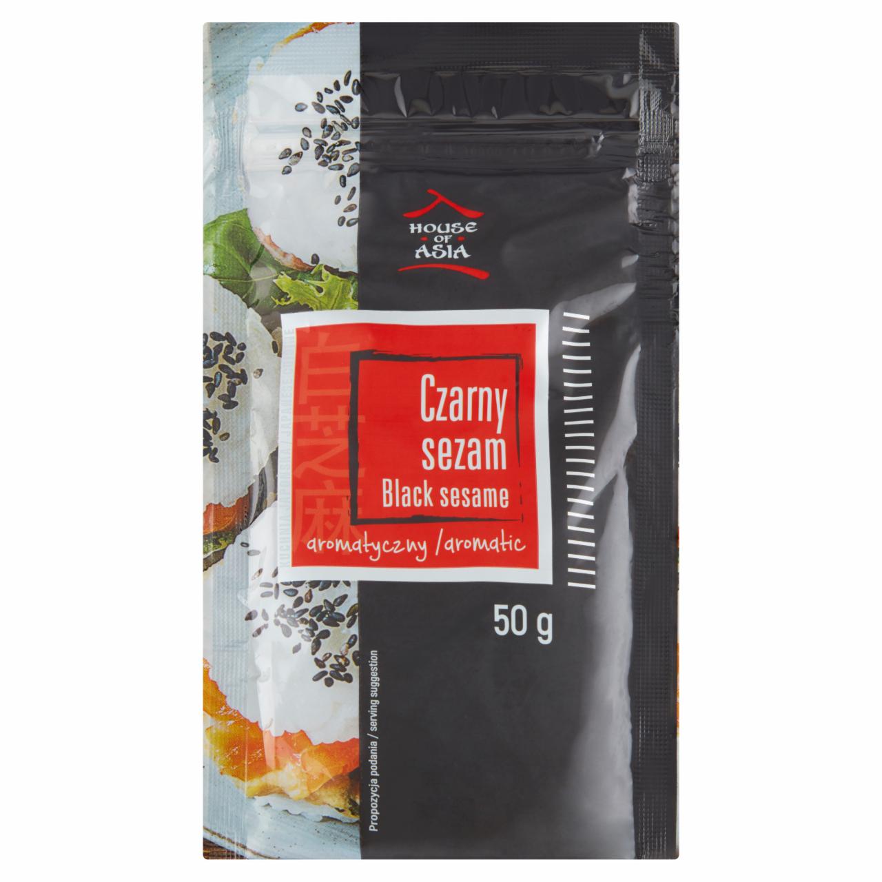 Zdjęcia - House of Asia Czarny sezam 50 g