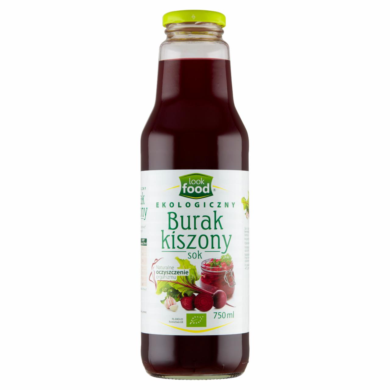 Zdjęcia - Look Food Sok ekologiczny burak kiszony 750 ml