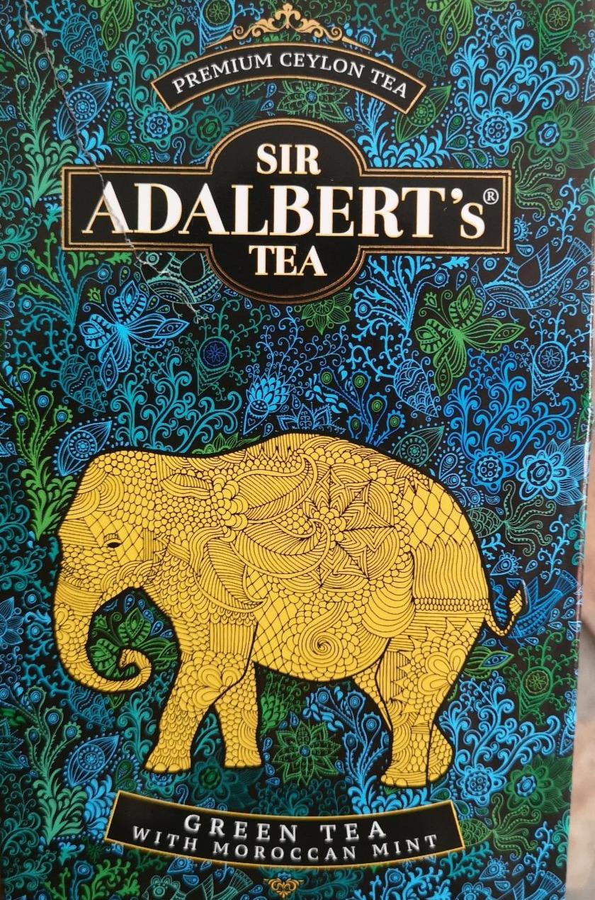 Zdjęcia - Zielona herbata z marokańską miętą Sir Adalbert's Tea