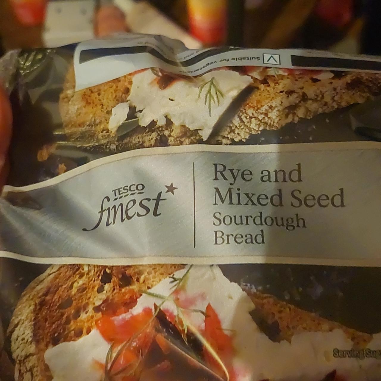 Zdjęcia - Rye and Mixed Seed Sourdough Bread Tesco