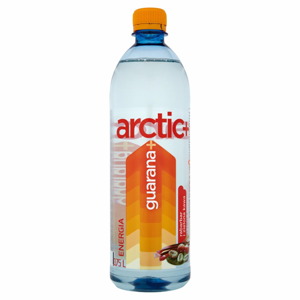 Zdjęcia - Arctic+ Energia Napój niegazowany o smaku rabarbaru wzbogacony niacyną i kwasem foliowym 0,75 l