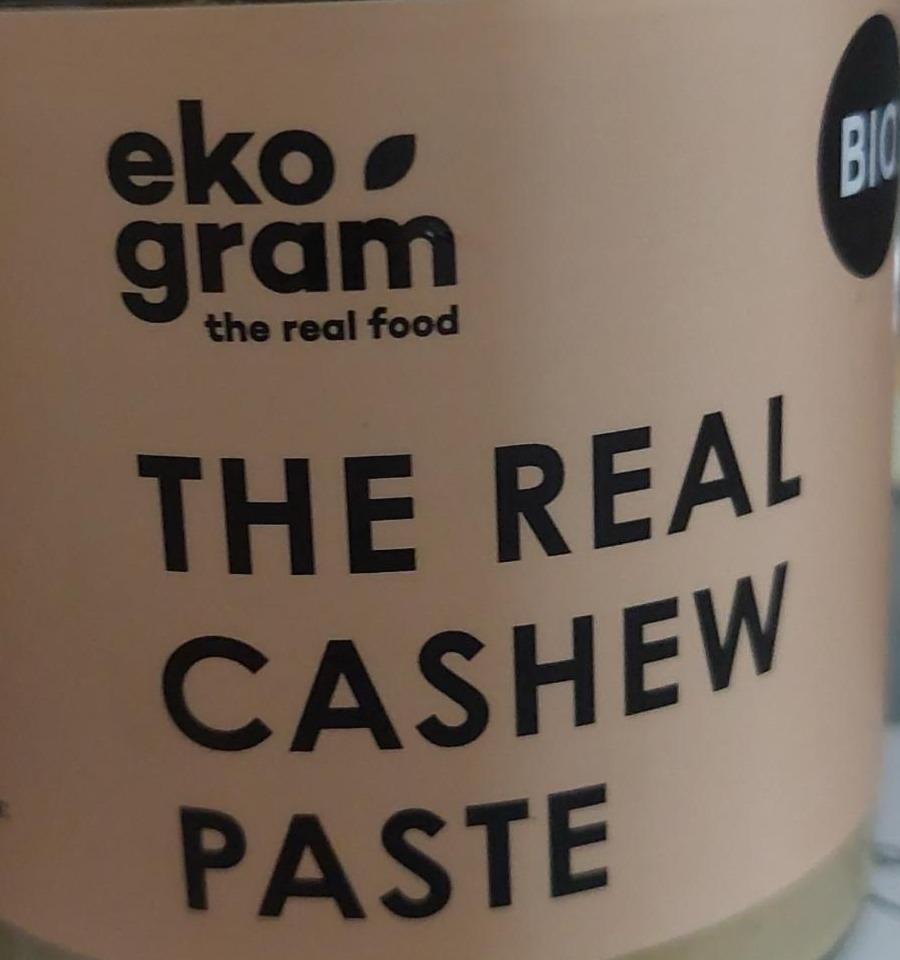 Zdjęcia - the real cashew paste Eko gram