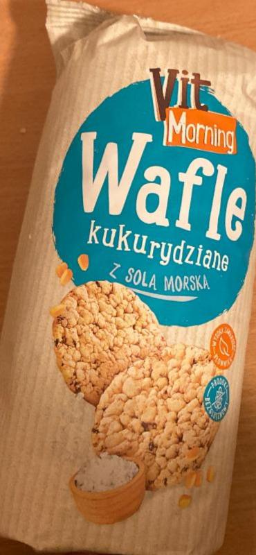 Zdjęcia - Wafle kukurydziane z solą morską Vit Morning