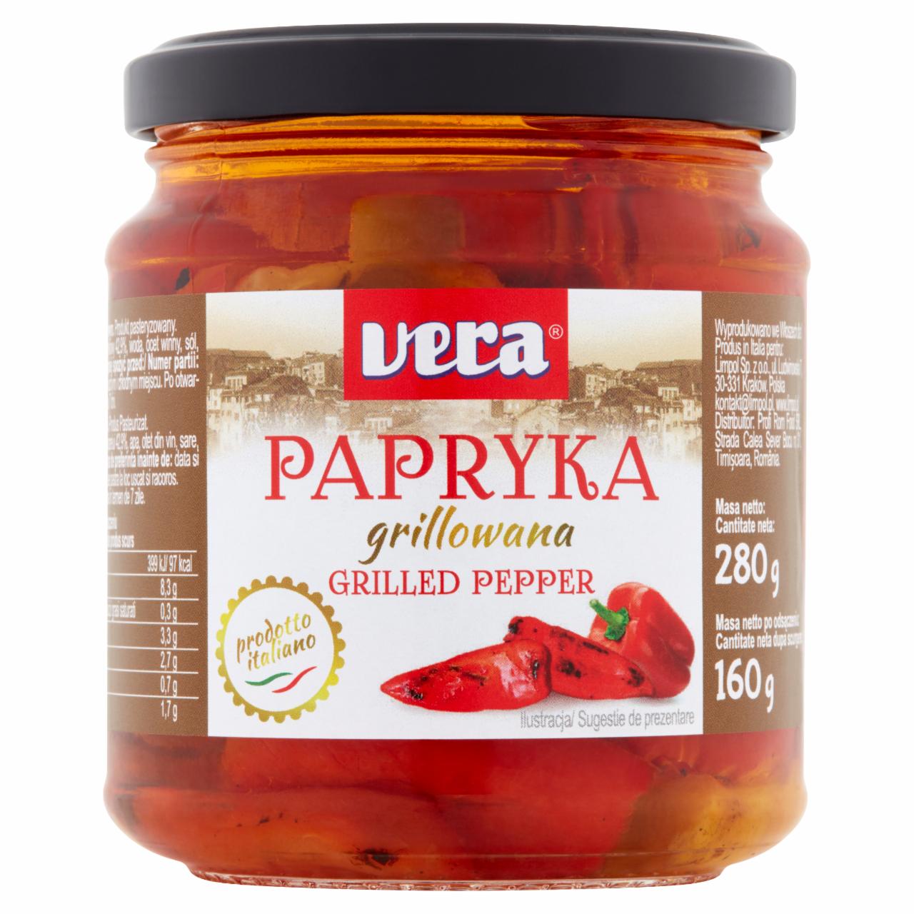 Zdjęcia - Vera Papryka grillowana 280 g