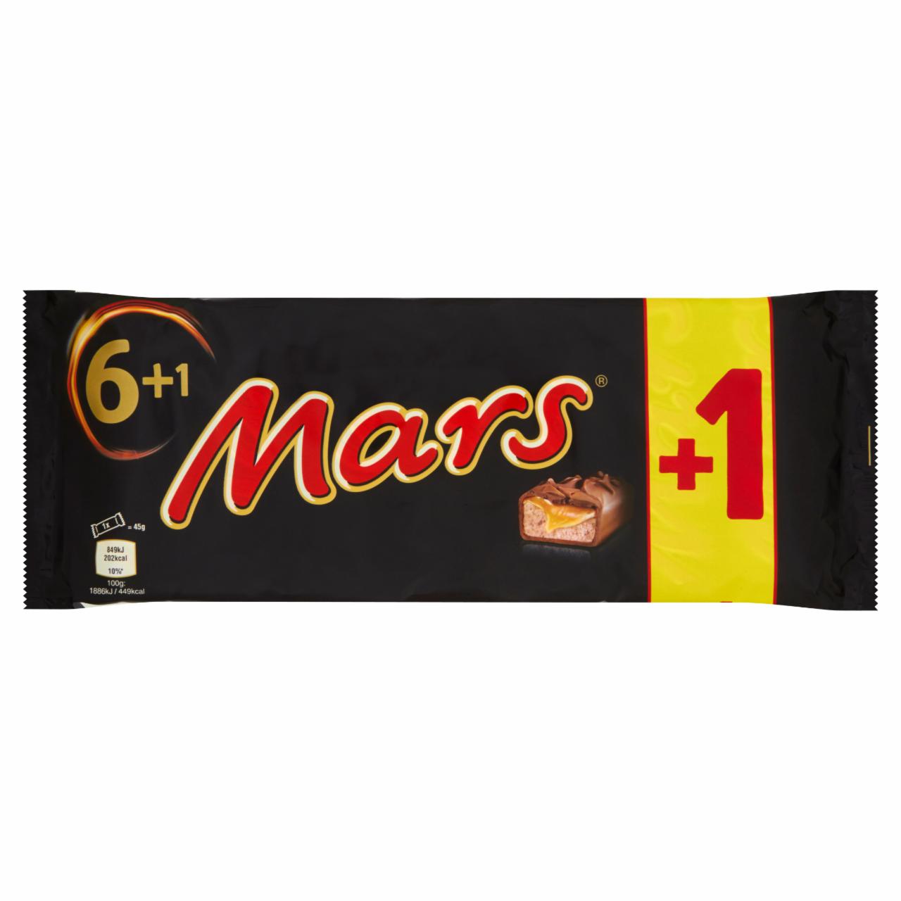 Zdjęcia - Mars Baton z nugatowym nadzieniem oblany karmelem i czekoladą 315 g (7 x 45 g)