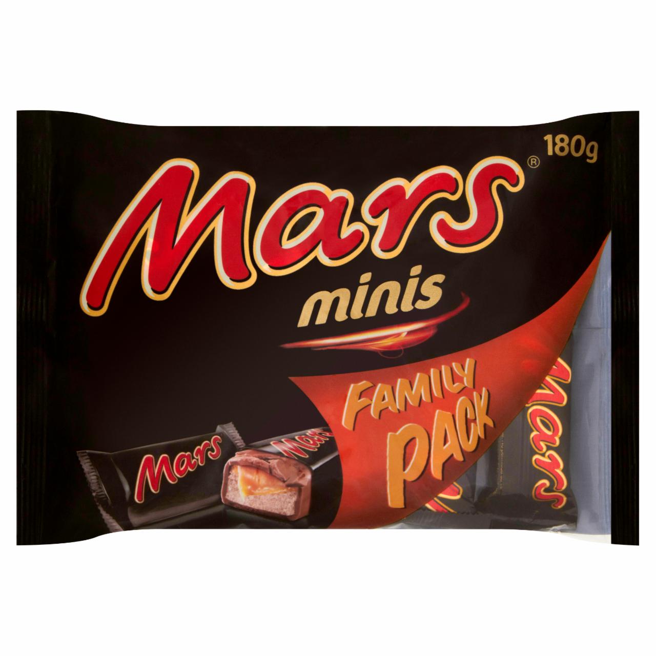 Zdjęcia - Mars Minis Batoniki z nugatowym nadzieniem oblane karmelem i czekoladą 180 g