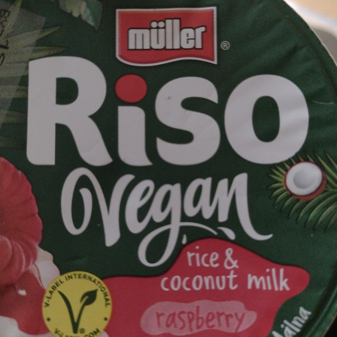 Zdjęcia - Müller Riso Vegan Deser na bazie ekstraktu z kokosa i ryżu z sosem 160 g