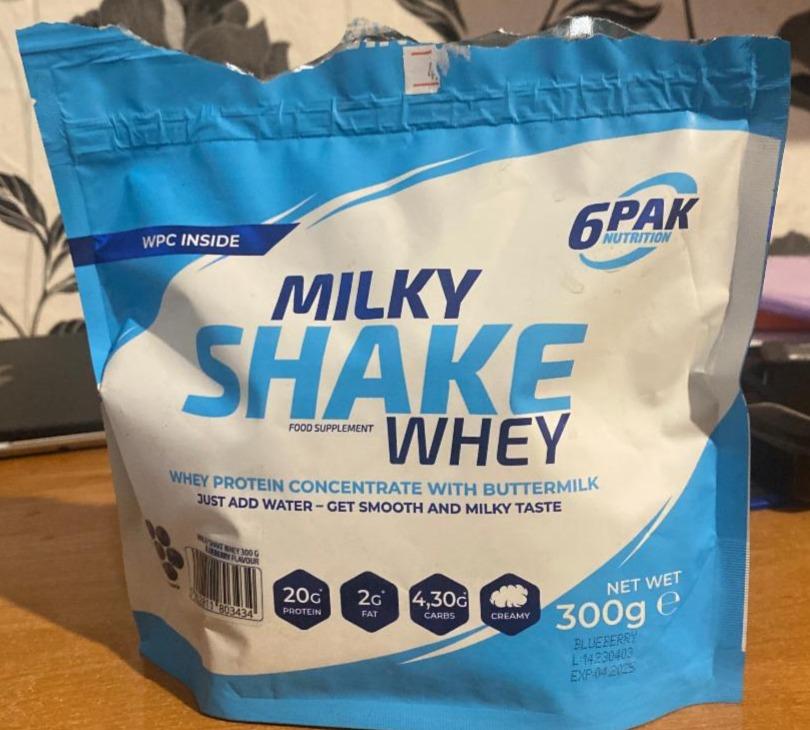 Zdjęcia - Milky shake whey o smaku jagodowym 6PAK Nutrition