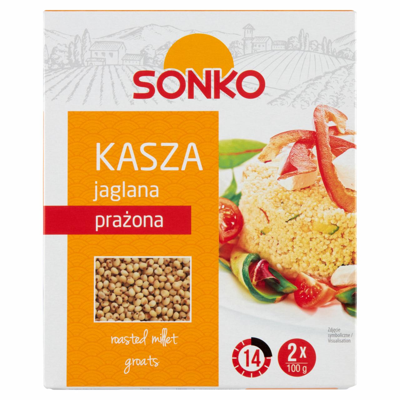 Zdjęcia - Sonko Kasza jaglana prażona 200 g (2 x 100 g)