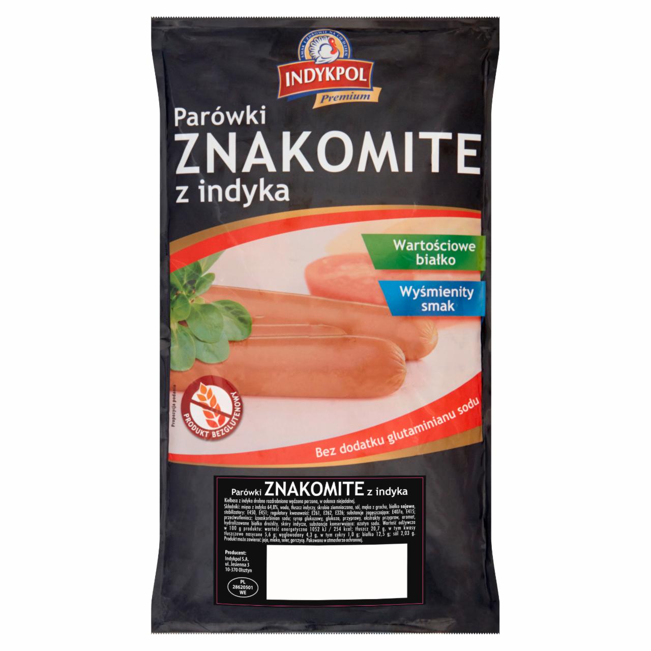 Zdjęcia - Indykpol Premium Parówki Znakomite z indyka