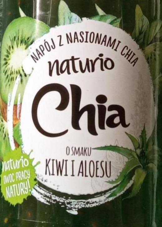 Zdjęcia - Napój z nasionami chia o smaku kiwi i aloesu Naturio