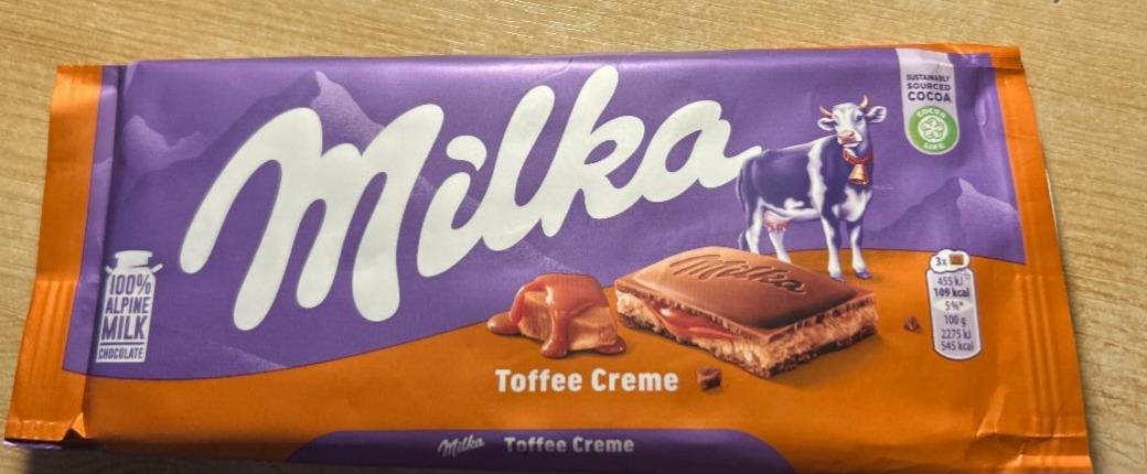 Zdjęcia - Czekolada Toffee Creme Milka