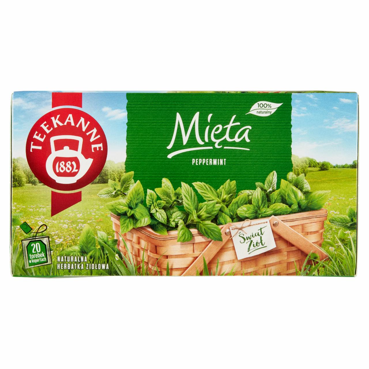 Zdjęcia - Teekanne Świat Ziół Naturalna herbatka ziołowa mięta 30 g (20 x 1,5 g)