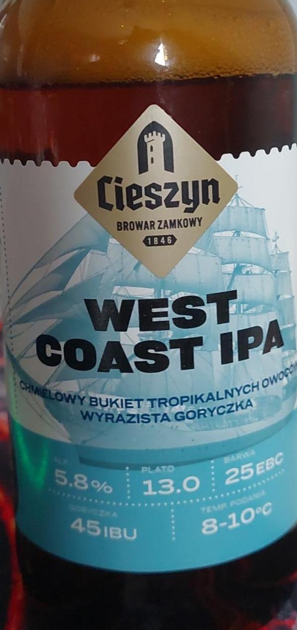 Zdjęcia - Piwo WEST COAST IPA Cieszyn browar zamkowy