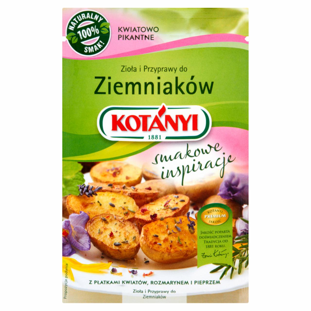 Zdjęcia - Kotányi Smakowe inspiracje Zioła i przyprawy do ziemniaków 25 g