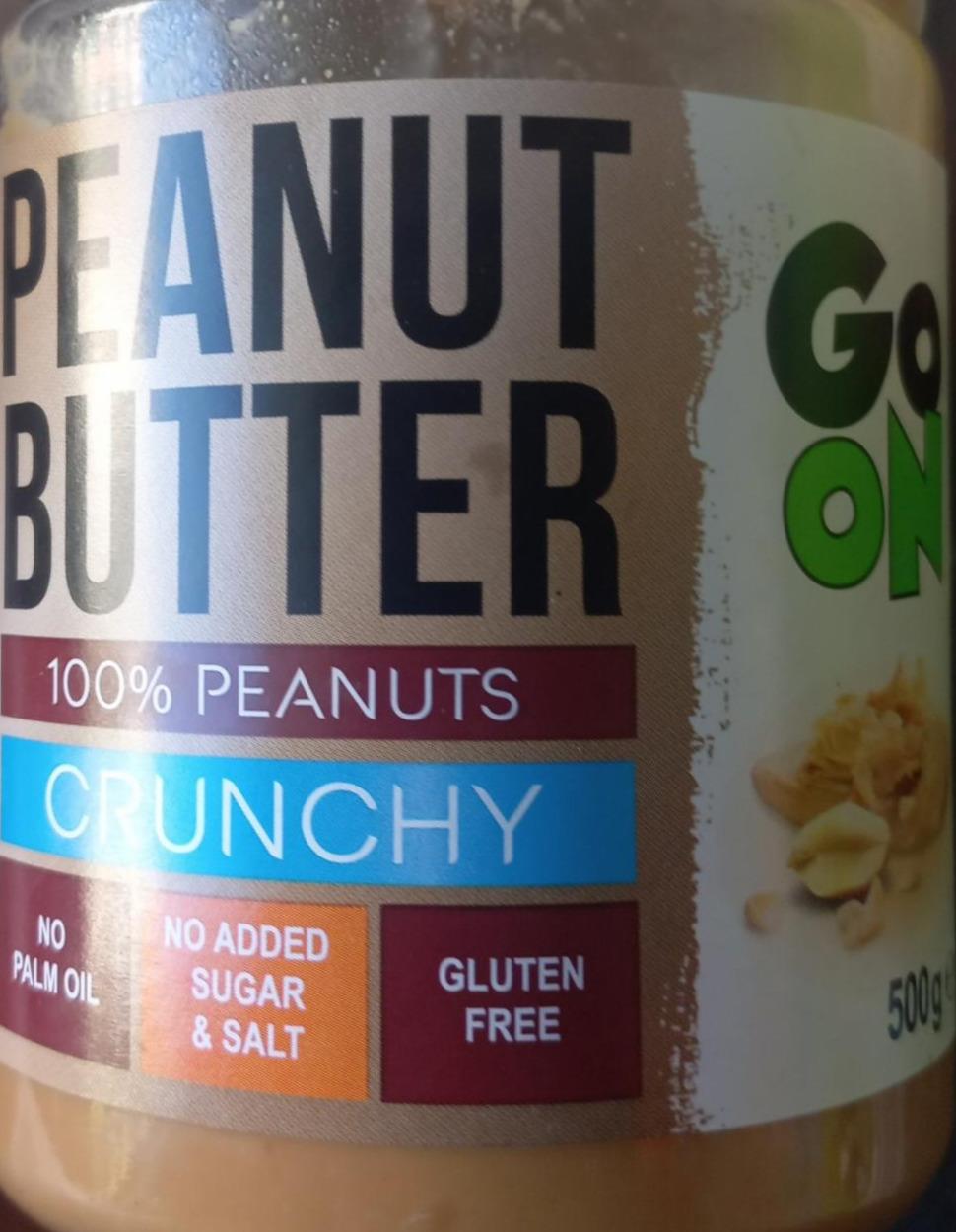 Zdjęcia - Peanut buter 100% Peanuts crunchy GO ON