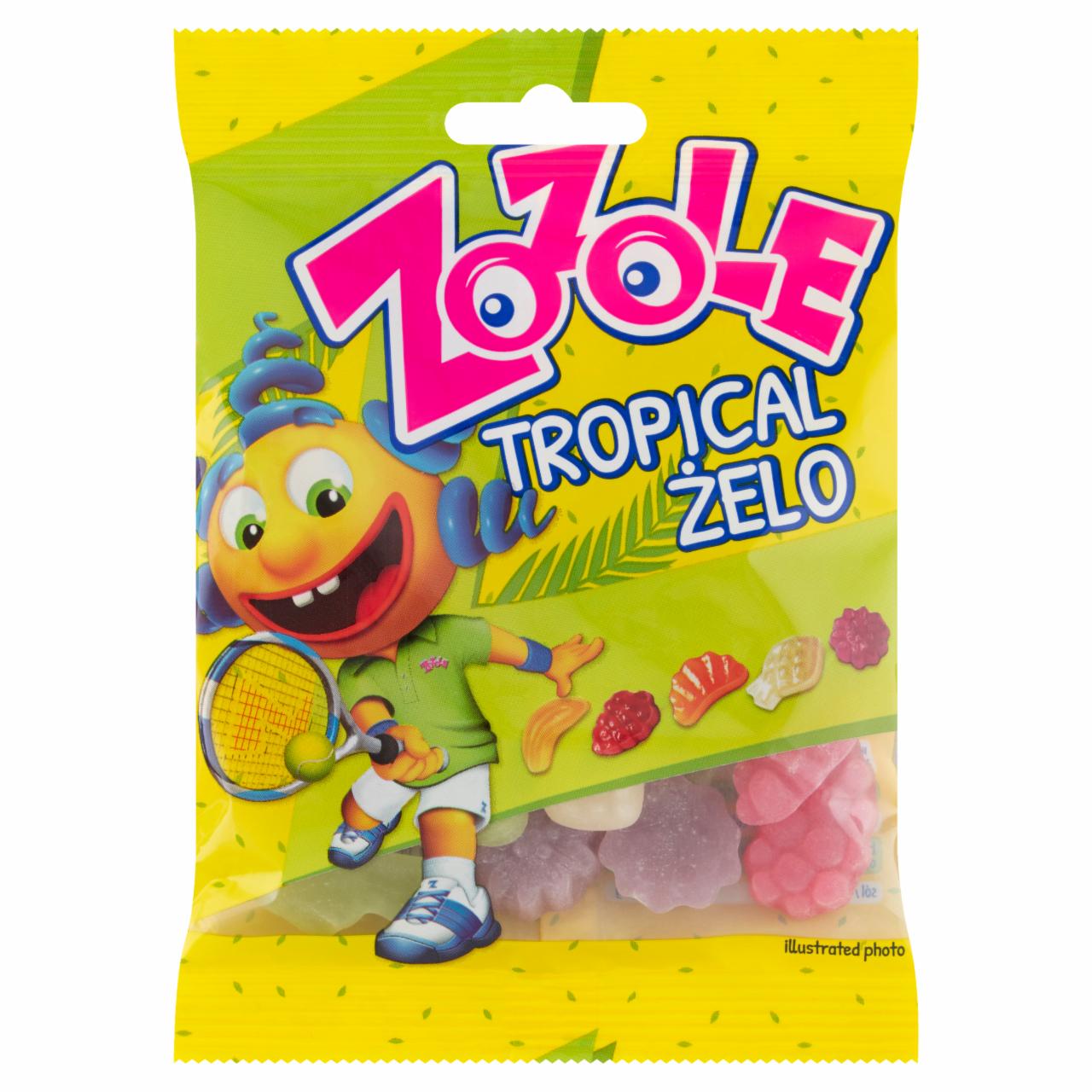 Zdjęcia - Zozole Tropical Żelo Żelki o smaku owoców tropikalnych 75 g