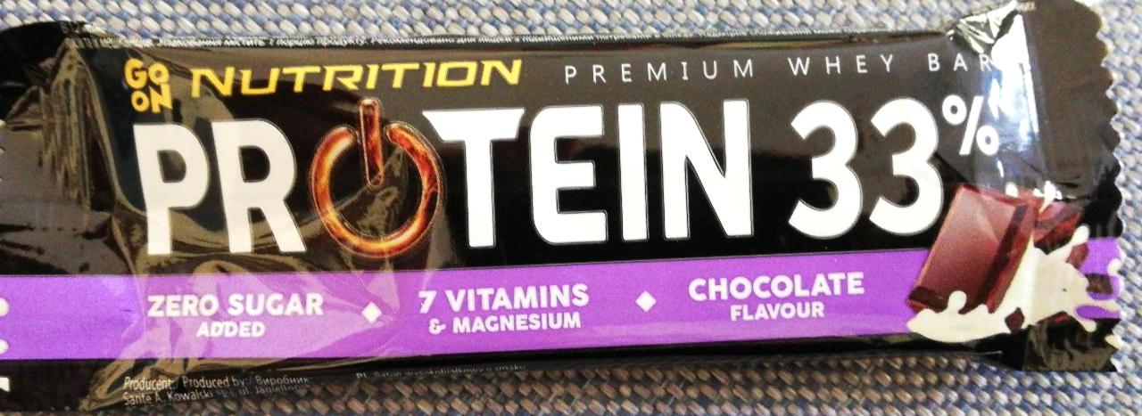 Zdjęcia - Baton Chocolate Protein 33% Baton Sante Go On Nutrition