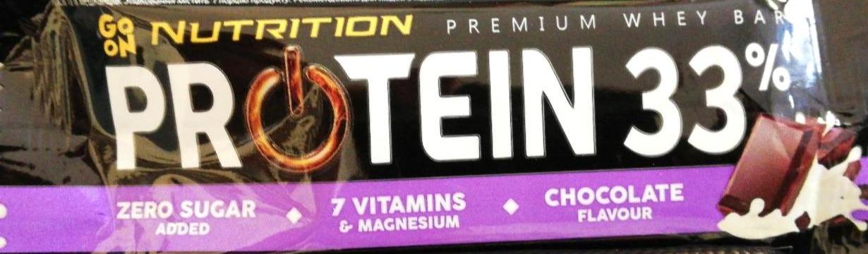 Zdjęcia - Baton Chocolate Protein 33% Baton Sante Go On Nutrition