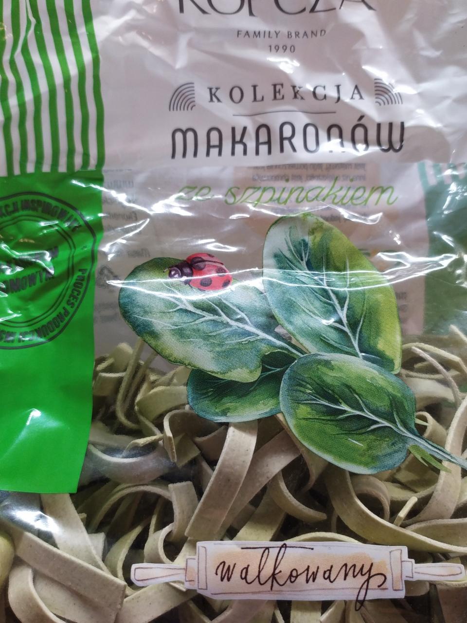 Zdjęcia - Makarony Kopcza Makaron ze szpinakiem 400 g