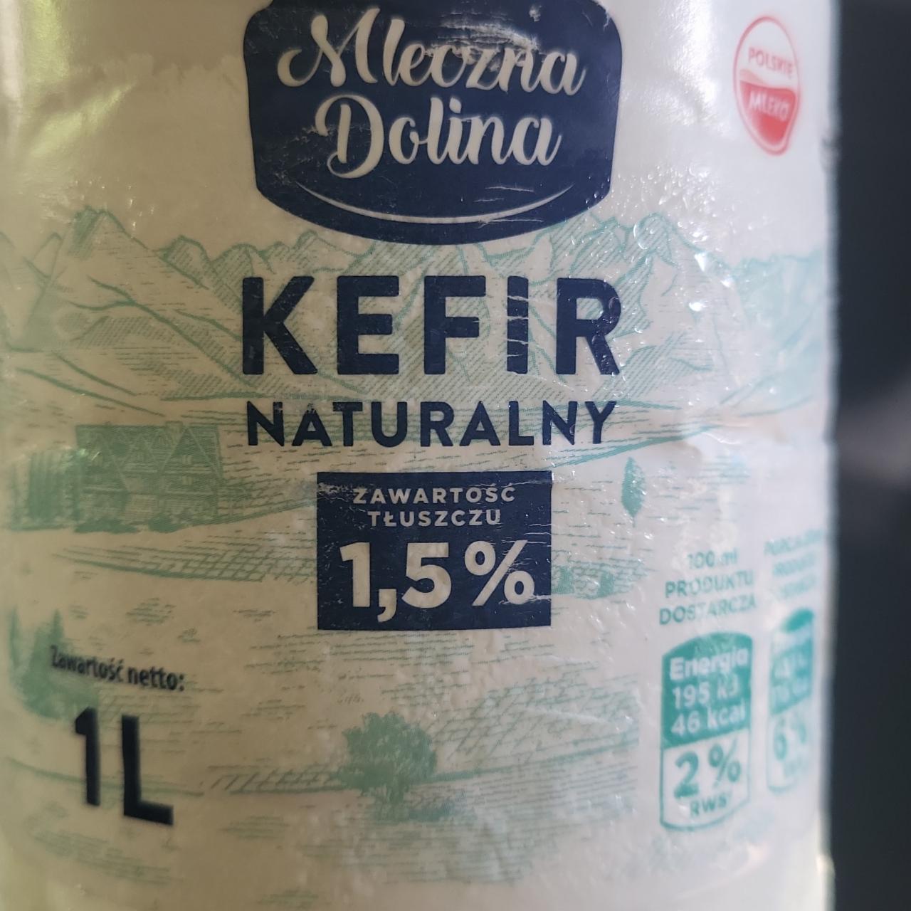 Zdjęcia - Kefir naturalny 1,5% tłuszczu Mleczna Dolina