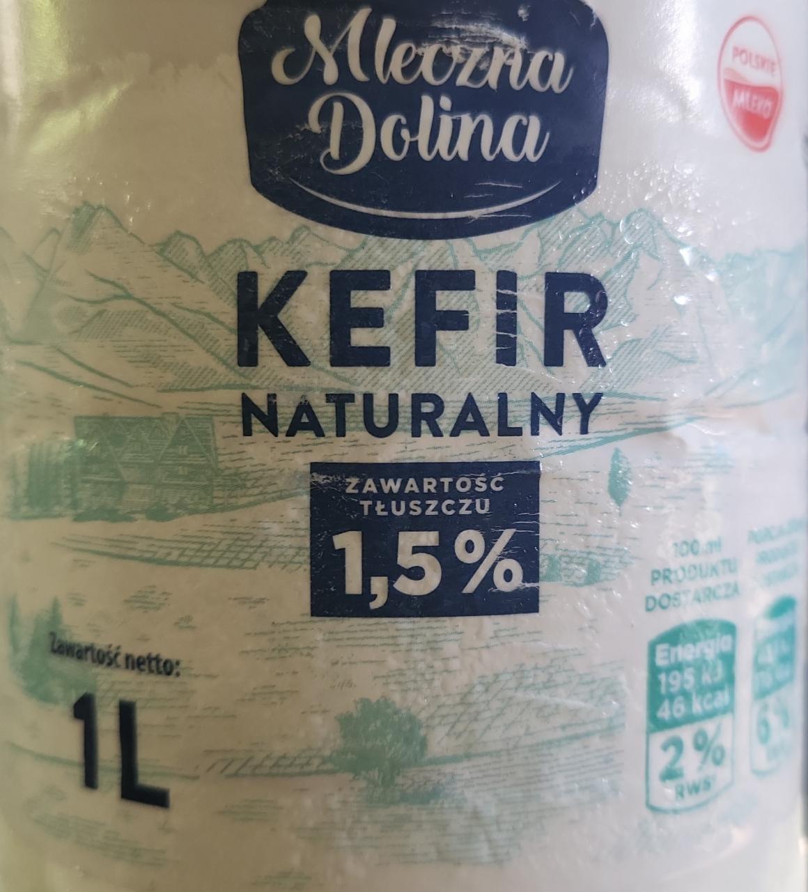 Zdjęcia - Kefir naturalny 1,5% tłuszczu Mleczna Dolina