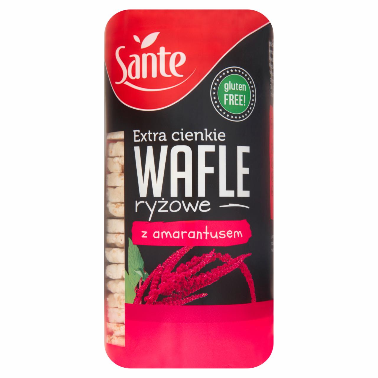 Zdjęcia - Sante Extra cienkie wafle ryżowe z amarantusem 110 g