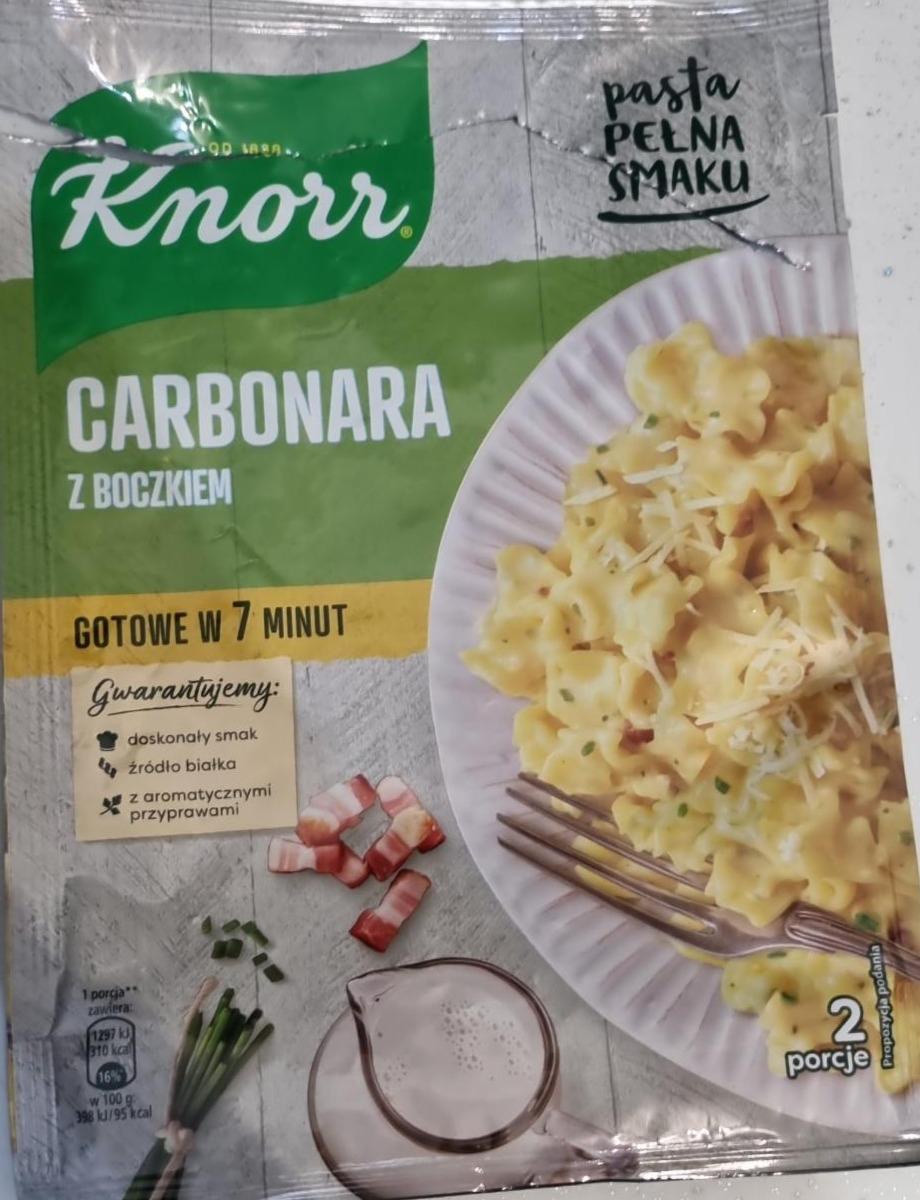 Zdjęcia - Carbonara z boczkiem w 7 minut Knorr