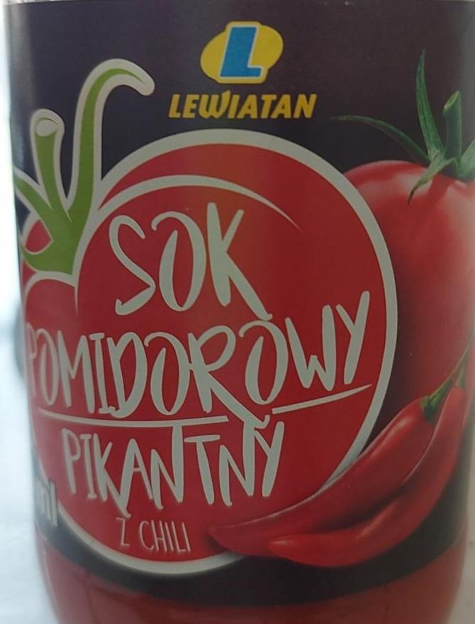 Zdjęcia - sok pomidorowy pikantny z chili Lewiatan