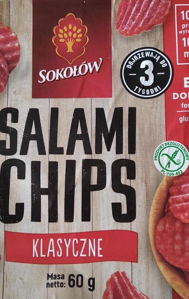 Zdjęcia - Salami chips klasyczne 60 g Sokołów